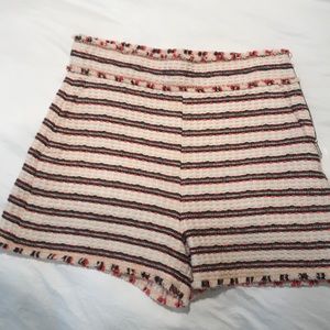 Boucle summer shorts